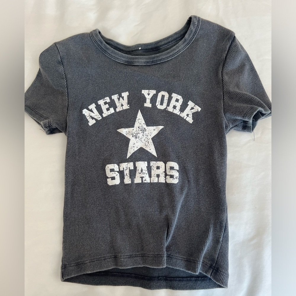 Crop graphic tee